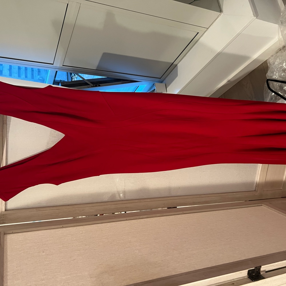 Betsy Adams Red Dress Size 6